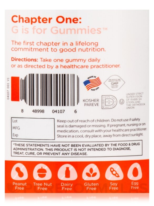 Vitamin C Gummies - 60 Gummies - Alternate View 4