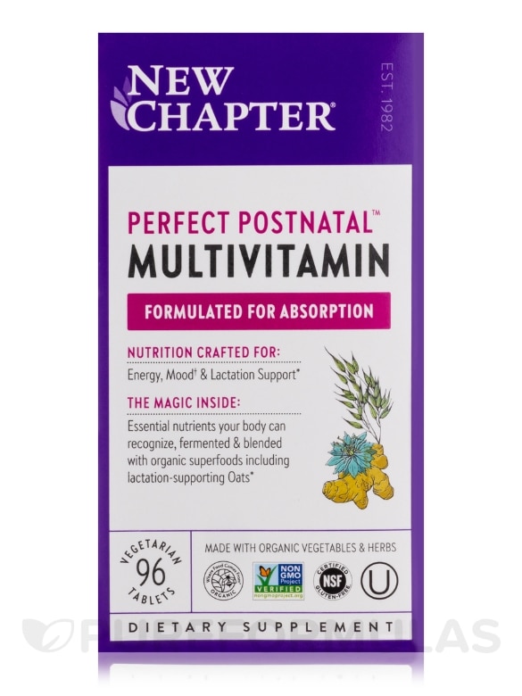 Perfect Postnatal Multivitamin - 96 Vegetarian Tablets - Alternate View 3