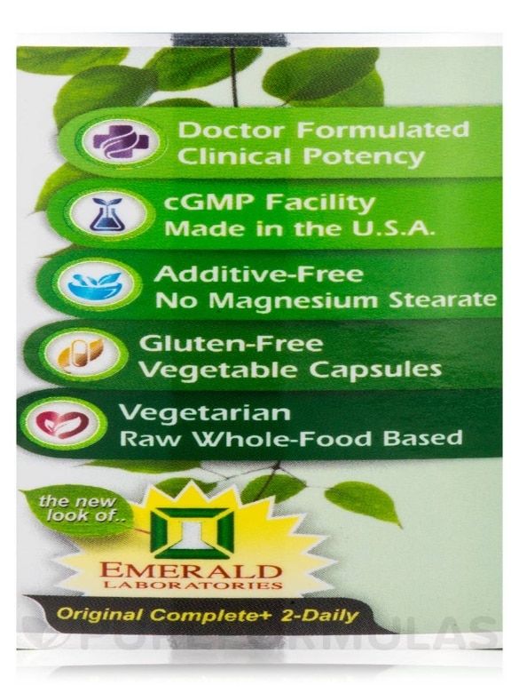 Complete+ 2-Daily Multi - 60 Vegetable Capsules - Alternate View 5