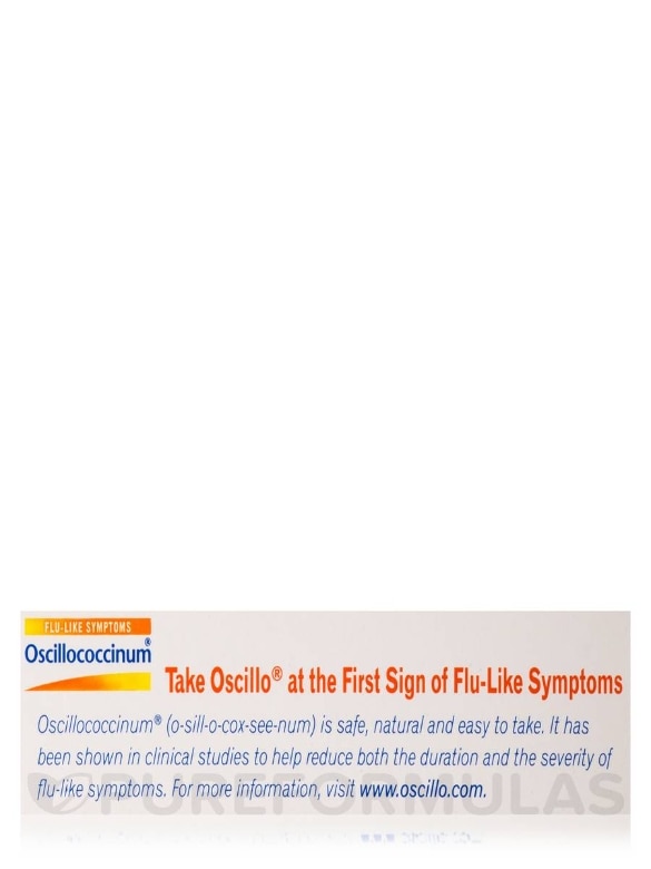 Oscillococcinum® (Flu-Like Symptoms) - 12 Doses (0.04 oz each) - Alternate View 7