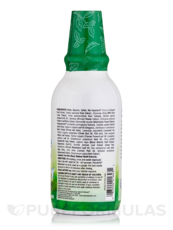 PerioBrite® Mouthwash, Alcohol-Free, Coolmint - 16 fl. oz (480 ml) - Alternate View 1