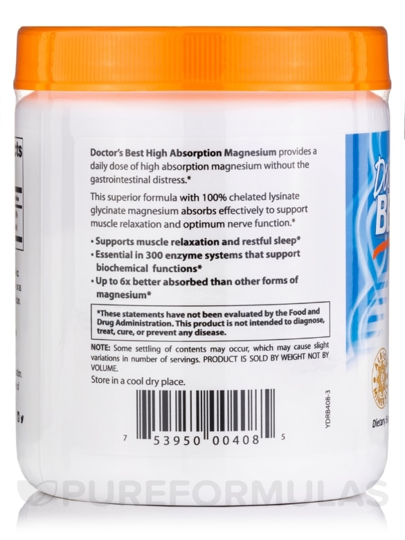 High Absorption Magnesium Powder - 7.1 oz (200 Grams) - Alternate View 2