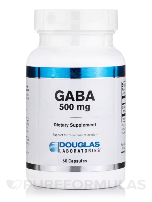 GABA 500 mg - 60 Capsules