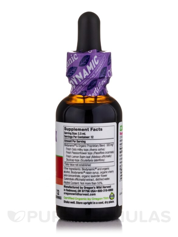 Biodynamic® Namaste™ Herbal Tonic, Cherry + Lavender Flavored - 1 fl. oz (30 ml) - Alternate View 1