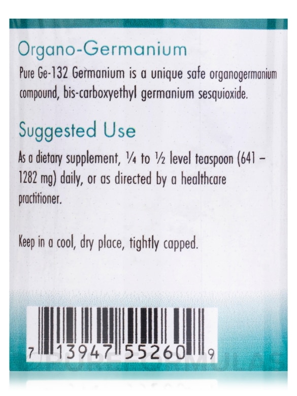 Organic Germanium Powder - 1.8 oz (50 Grams) - Alternate View 4
