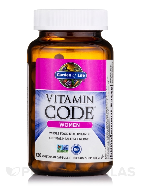 Vitamin Code® - Women's Multi - 120 Vegetarian Capsules - Alternate View 2