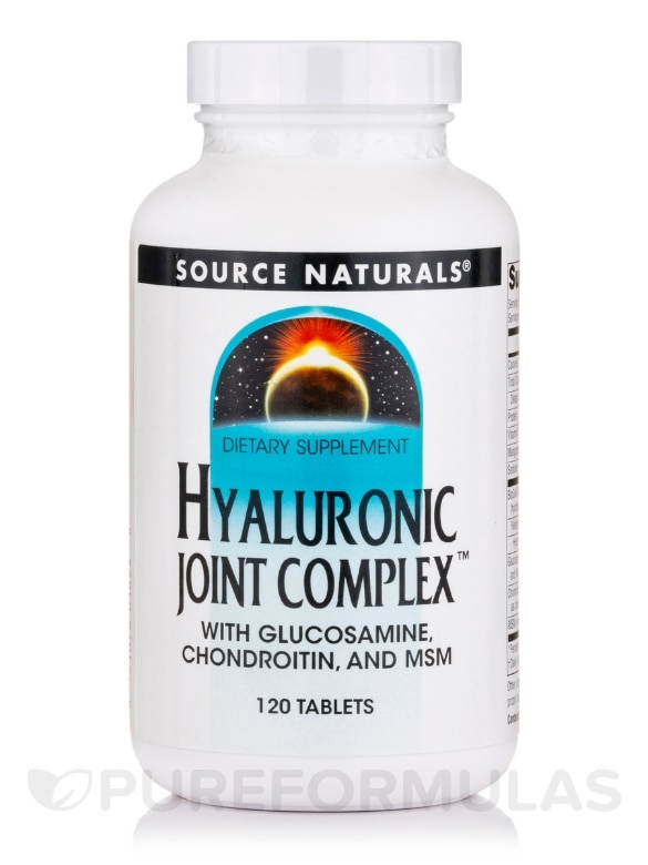Hyaluronic Joint Complex™ with Glucosamine, Chondroitin and MSM - 120 Tablets