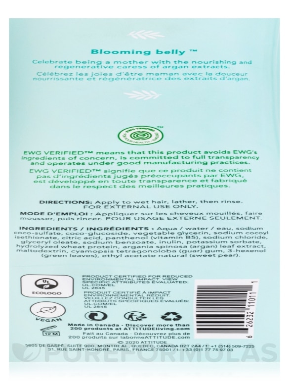 Blooming Belly™ Shampoo - Argan - 16 fl. oz (473 ml) - Alternate View 2