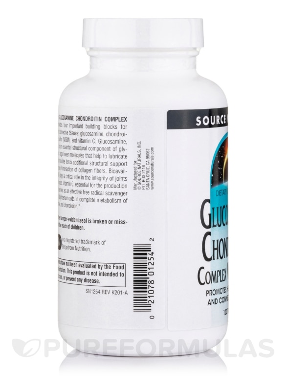 Glucosamine Chondroitin Complex with MSM - 120 Tablets - Alternate View 3