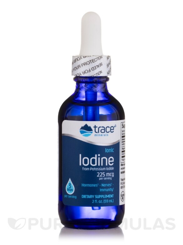 Ionic Iodine from Potassium Iodide 225 mcg - 2 fl. oz (59 ml)
