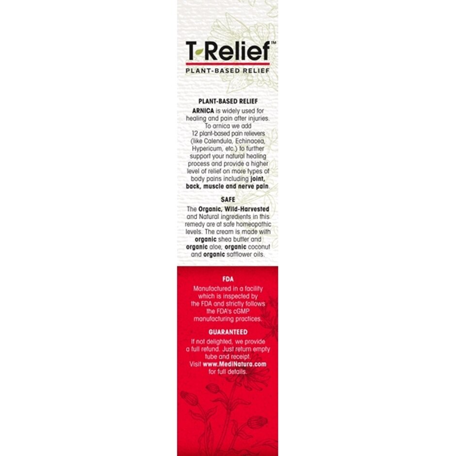 T-Relief™ Lasting Pain Relief Cream - 4 oz (114 Grams) - Alternate View 2