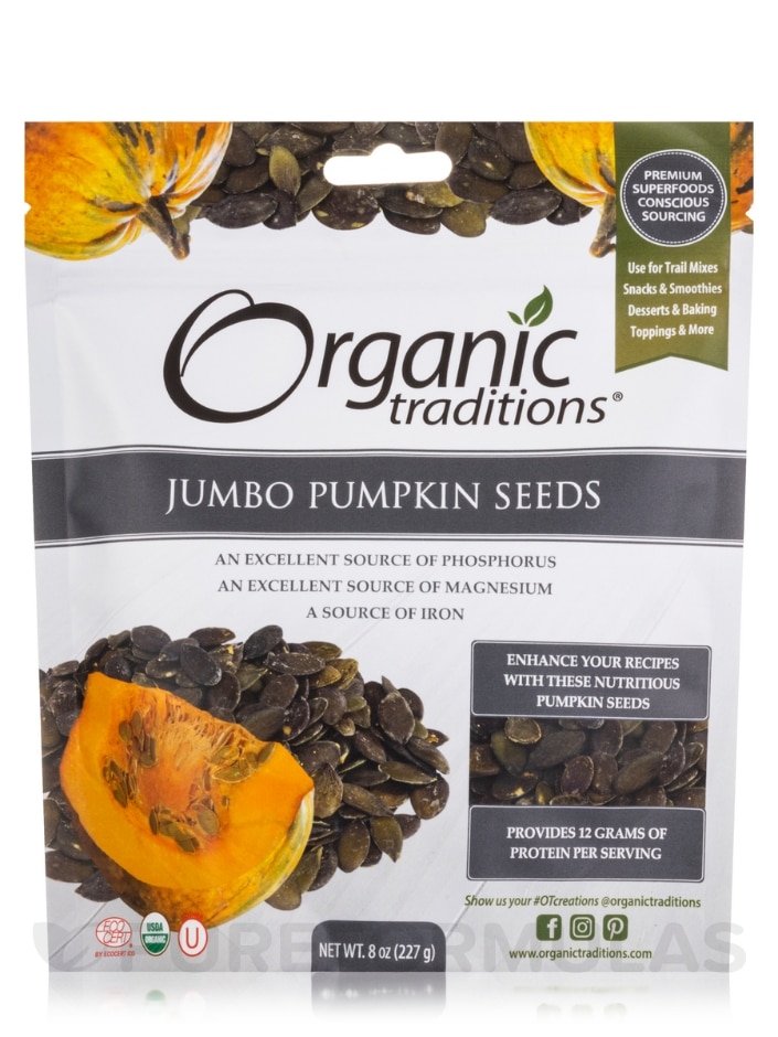 Jumbo Pumpkin Seeds - 8 oz (227 Grams)