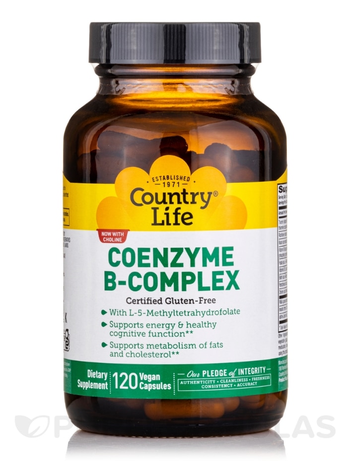 Coenzyme B-Complex Caps - 120 Vegan Capsules