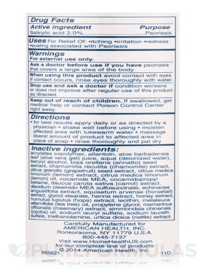 Psoriasis Medicated Scalp & Body Wash - 8 fl. oz (236 ml) - Alternate View 3