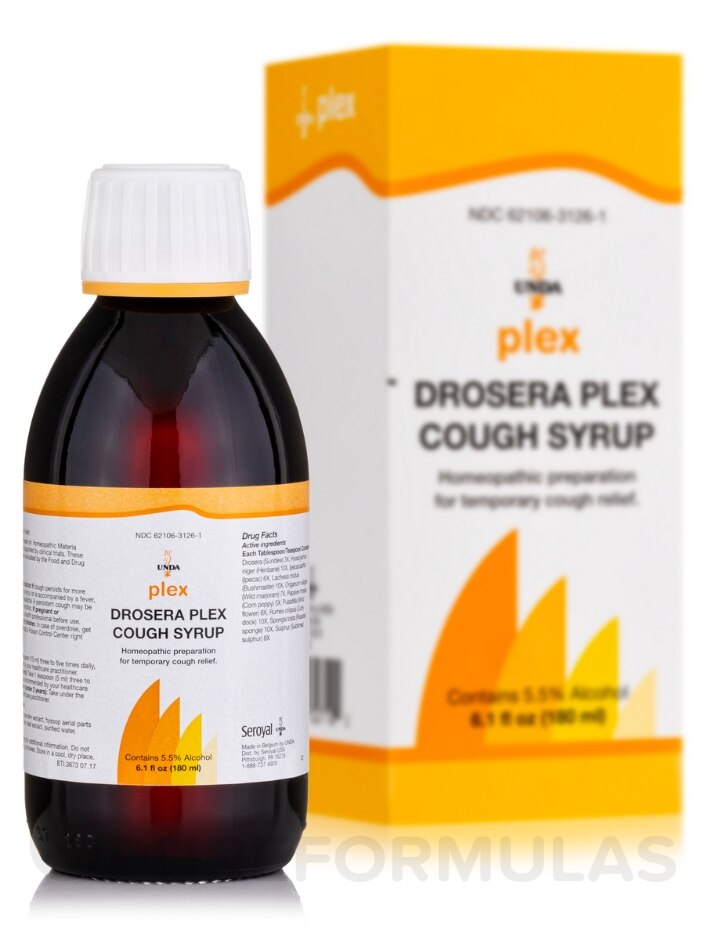 Drosera Plex Cough Syrup - 6.1 fl. oz (180 ml) - Alternate View 1