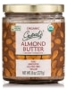 Sprouted Organic Raw Almond Butter, Unsalted - 8 oz (228 Grams)