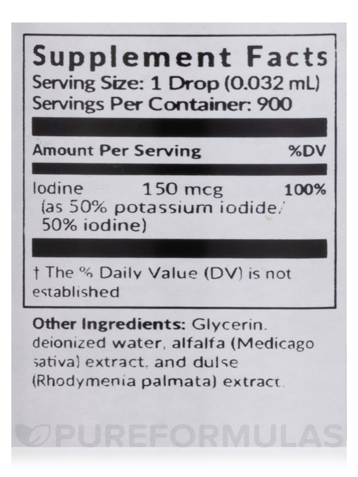 Organic Iodine (High-Potency) - 1 fl. oz (29.5 ml) - Alternate View 4