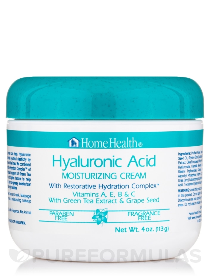 Hyaluronic Acid Moisturizing Cream - 4 oz (113 Grams)