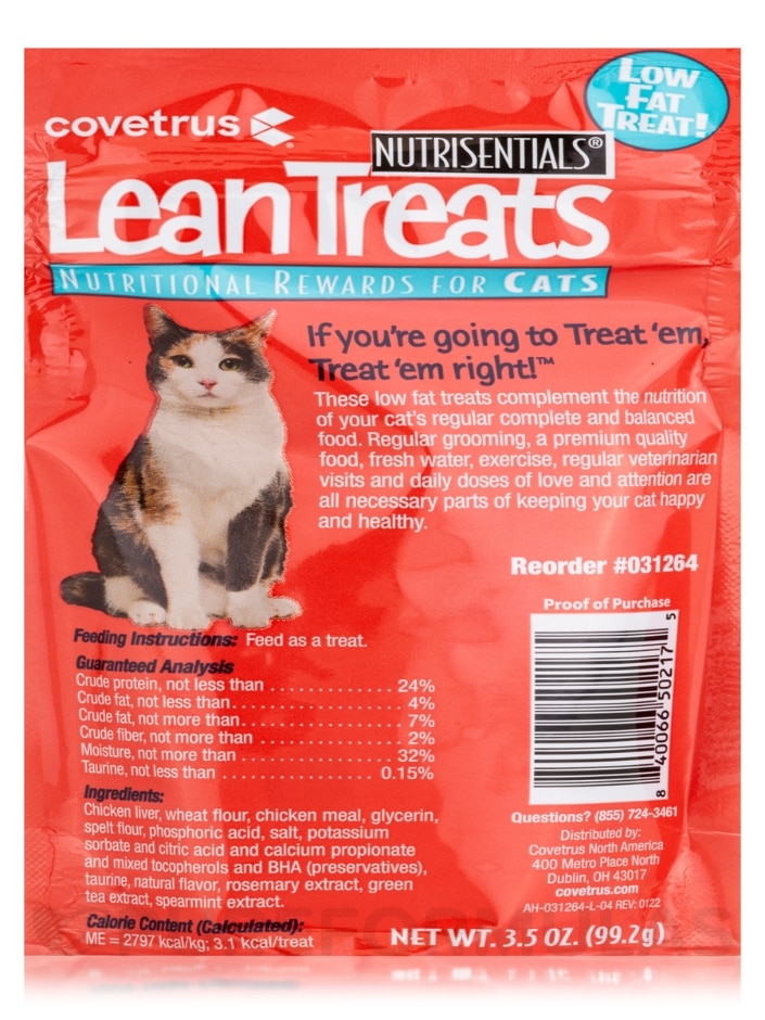 Nutrisentials® Lean Treats for Cats - 3.5 oz (99.2 Grams) - Alternate View 2