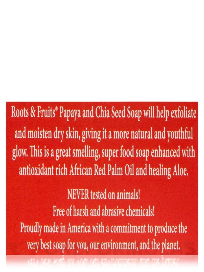 Papaya & Chia Seed Soap Bar - 5 oz (141 Grams) - Alternate View 7