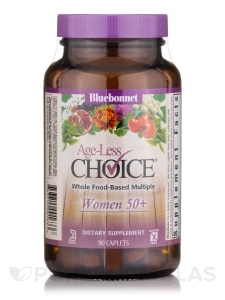 Age-Less Choice® Whole Food Based Multiple for Women 50+ - 90 Caplets