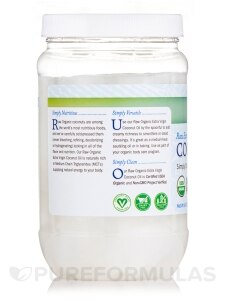 Raw Extra Virgin Organic Coconut Oil - 14 fl. oz (414 ml) - Alternate View 2