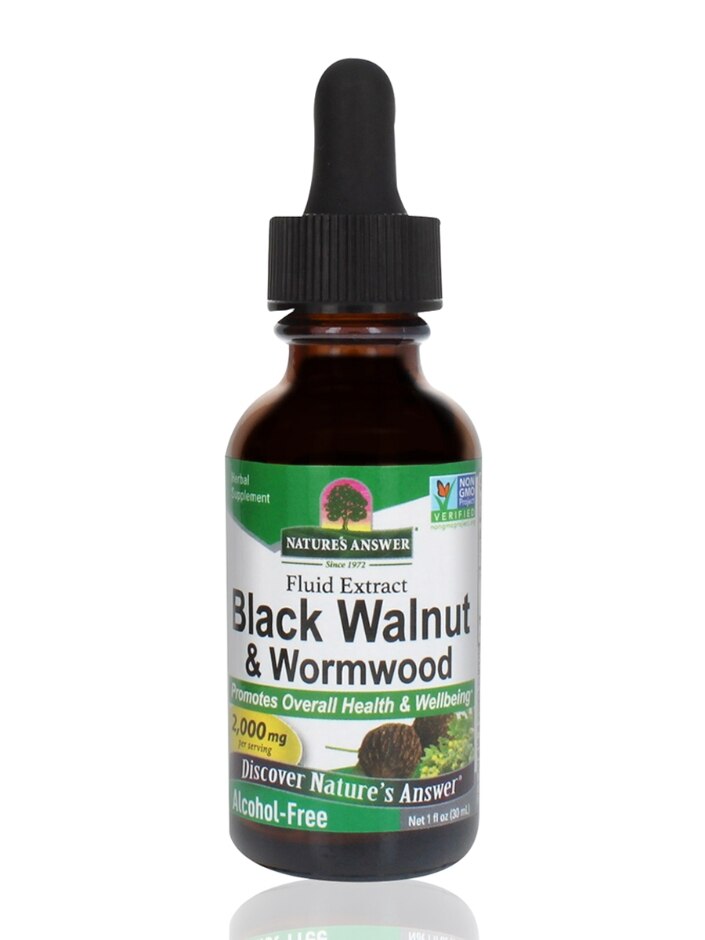 Alcohol-Free Black Walnut & Wormwood Complex - 1 fl. oz (30 ml)