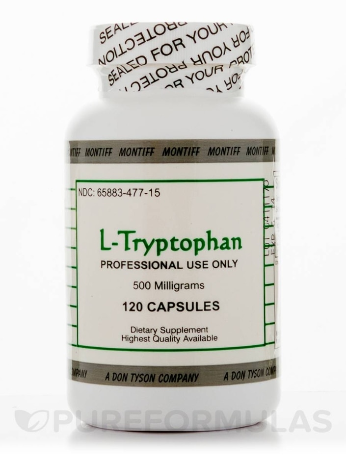 L-Tryptophan 500 mg - 120 Capsules