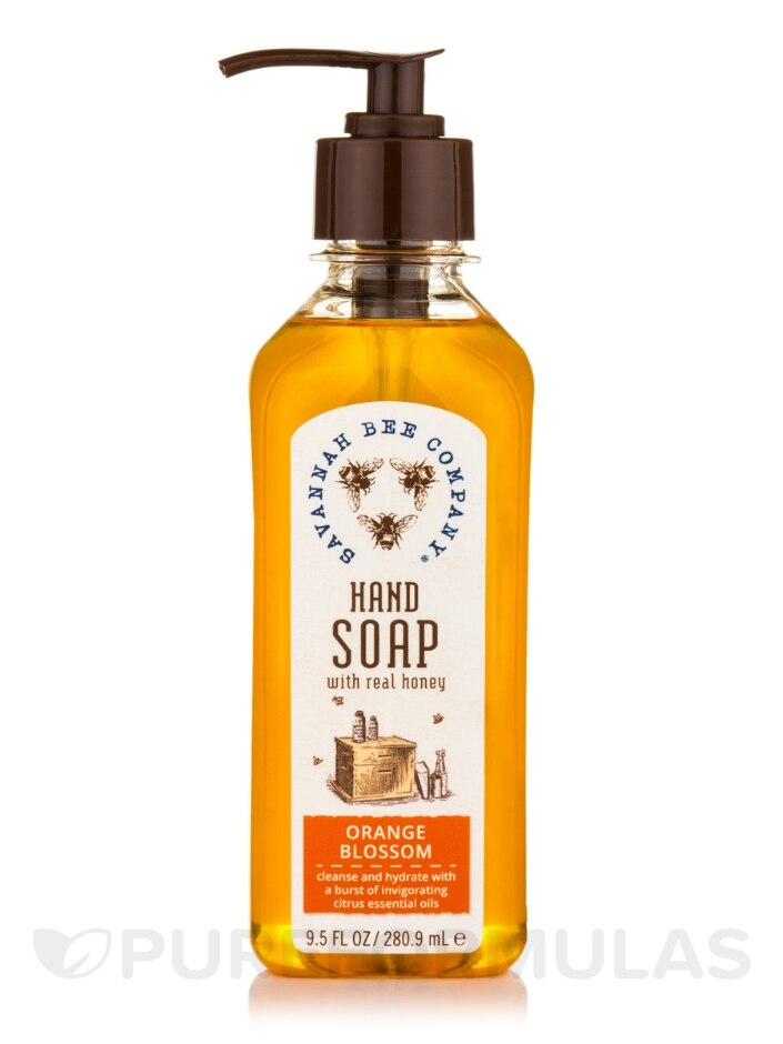 Hand Soap with Real Honey - Orange Blossom - 9.5 fl. oz (280.9 ml)