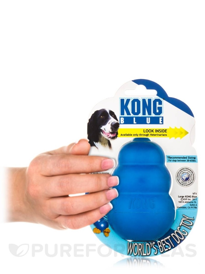 KONG® Blue Toy for Large Dogs (30-65 lbs / 15-30 kg) - 1 Count - Alternate View 2