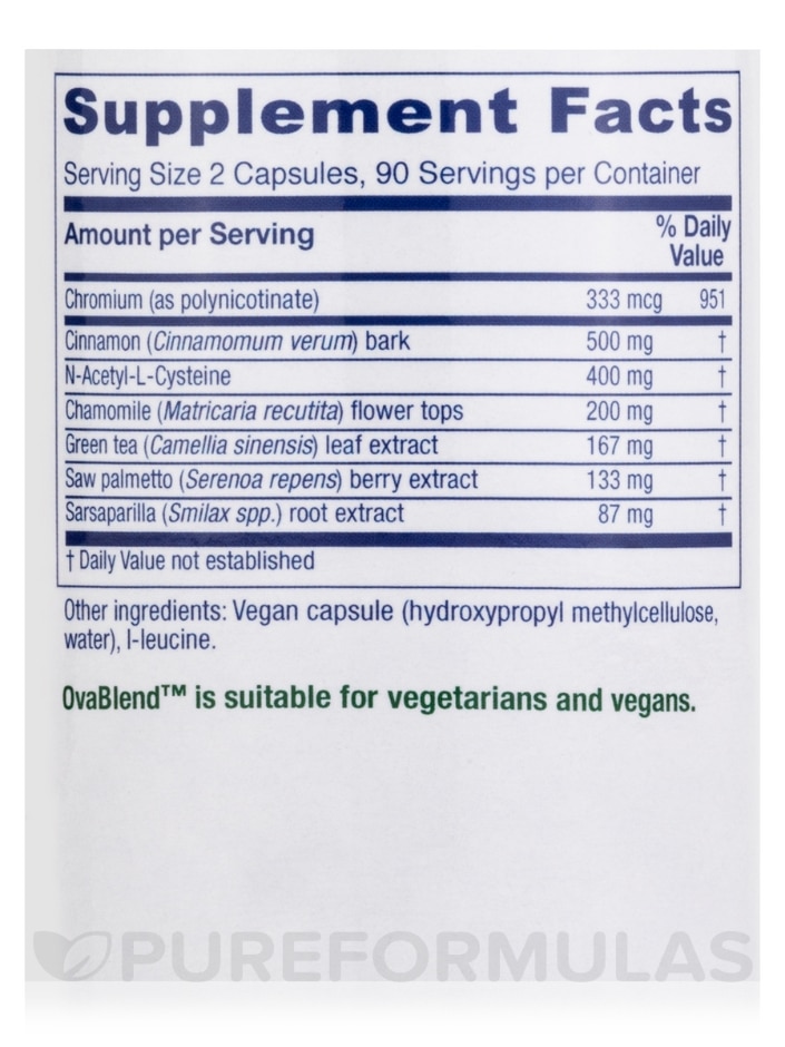 OvaBlend (Professional Formula) - 180 Vegetarian Capsules - Alternate View 3