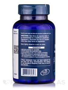 Neuro-Mag® Magnesium L-Threonate - 90 Vegetarian Capsules - Alternate View 2
