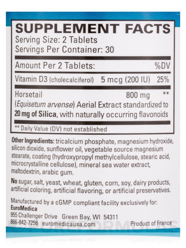 Silica-20™ - 60 Tablets - Alternate View 4