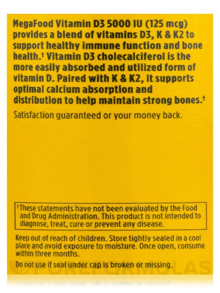 Vitamin D3 5000 IU with K & K2 - 60 Capsules - Alternate View 5