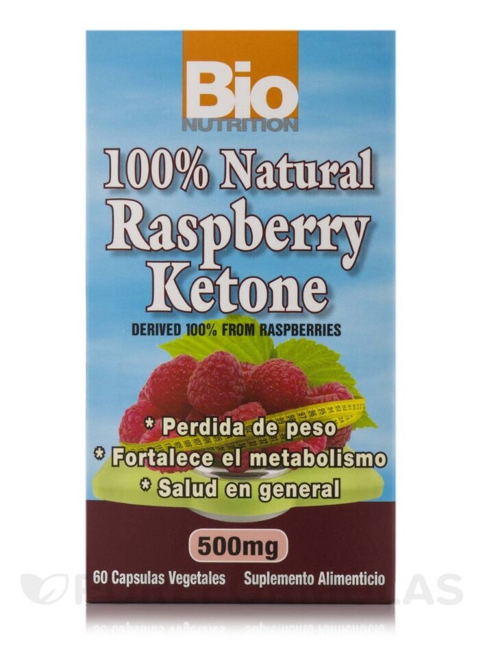 100% Natural Raspberry Ketone - 60 Vegetable Capsules - Alternate View 3