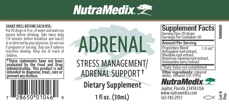 Adrenal Liquid Extract - 1 oz (30 ml) - Alternate View 3