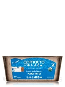 Organic MacroBar Peanut Butter - Box of 12 Bars (2.3 oz / 65 Grams each) - Alternate View 2
