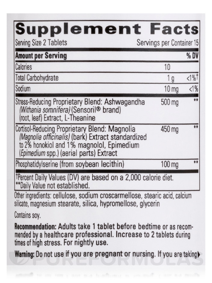 Cortisol Manager® - 30 Tablets - Alternate View 3