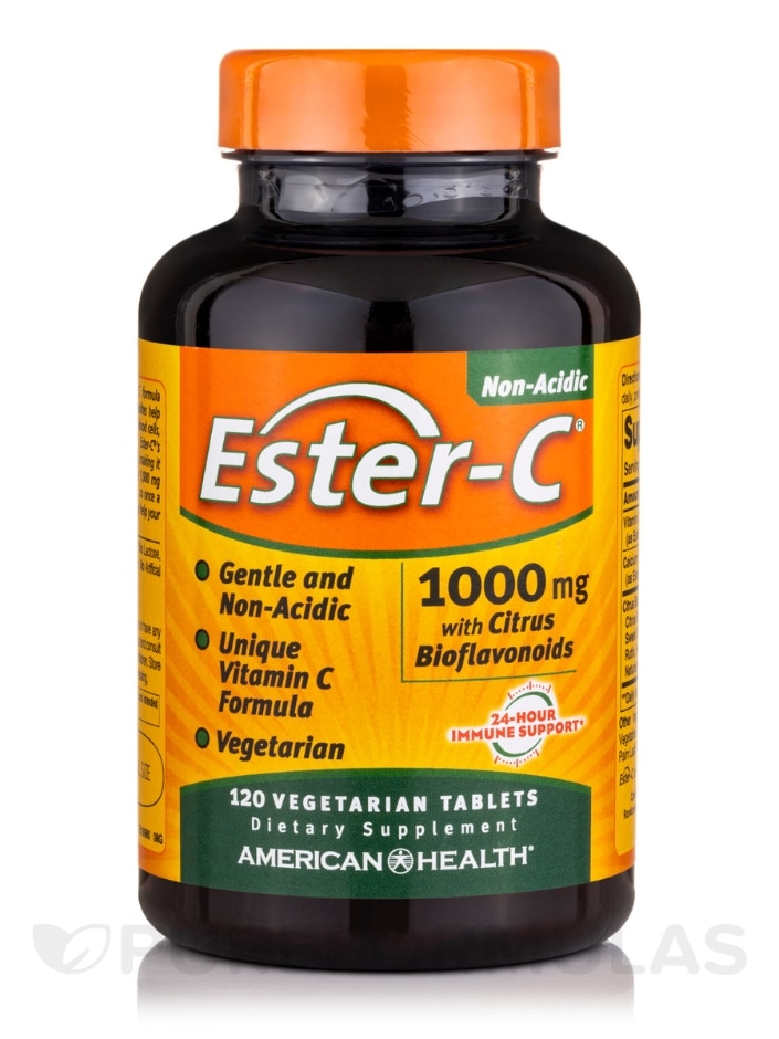 Ester-C® 1000 mg with Citrus Bioflavonoids - 120 Vegetable Tablets