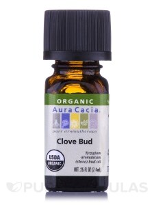 Organic Clove Bud Essential Oil - 0.25 fl. oz (7.4 ml)