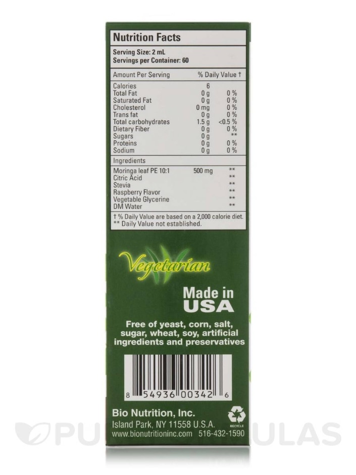 Moringa 5000 Super Food Liquid - 4 fl. oz (120 ml) - Alternate View 2