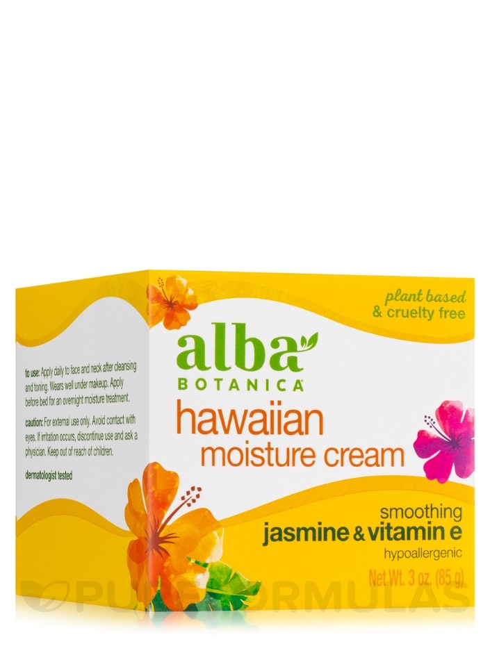 Hawaiian Moisture Cream Smoothing Jasmine & Vitamin E - 3 oz (85 Grams)