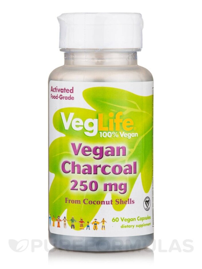 Vegan Charcoal 250 mg - 60 Vegan Capsules