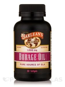 Borage Oil 1000 mg - 60 Softgels