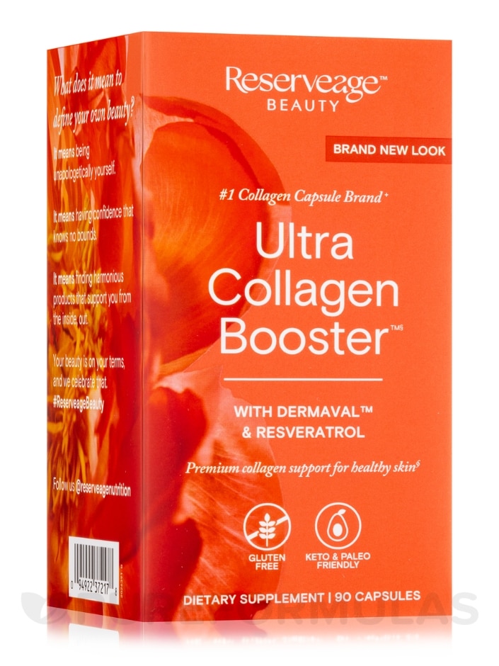 Ultra Collagen Booster™ with Dermaval™ & Resveratrol - 90 Capsules