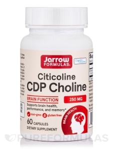 Citicoline CDP Choline 250 mg - 60 Capsules