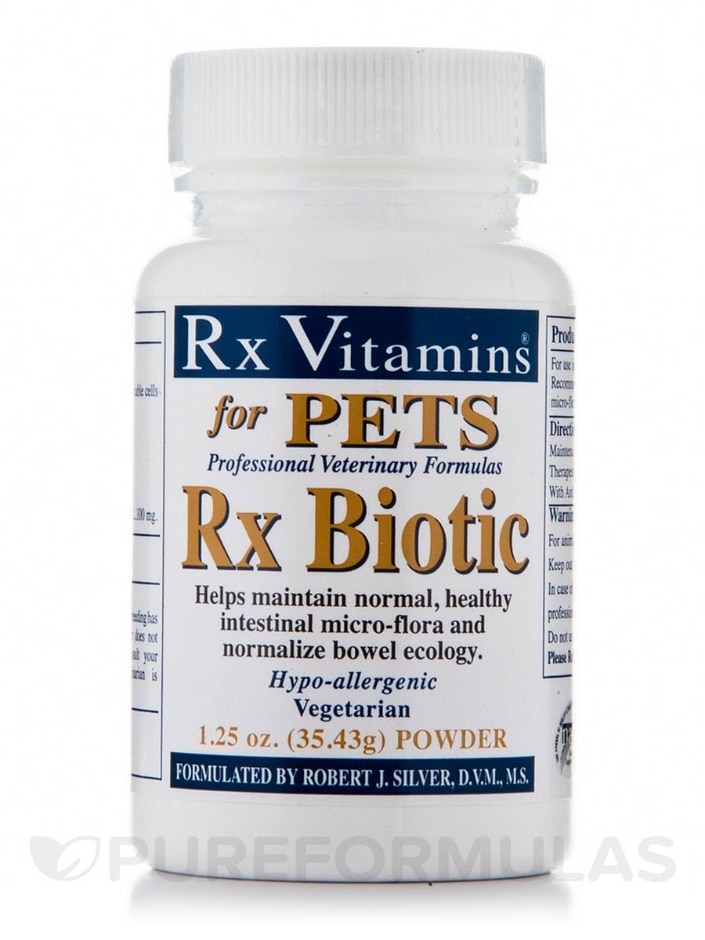 Rx Biotic Powder for Pets - 1.25 oz (35.43 Grams)