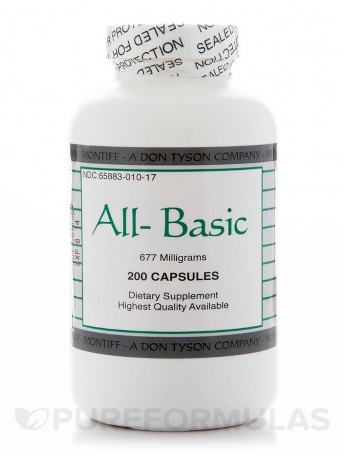 All-Basic 677 mg - 200 Capsules