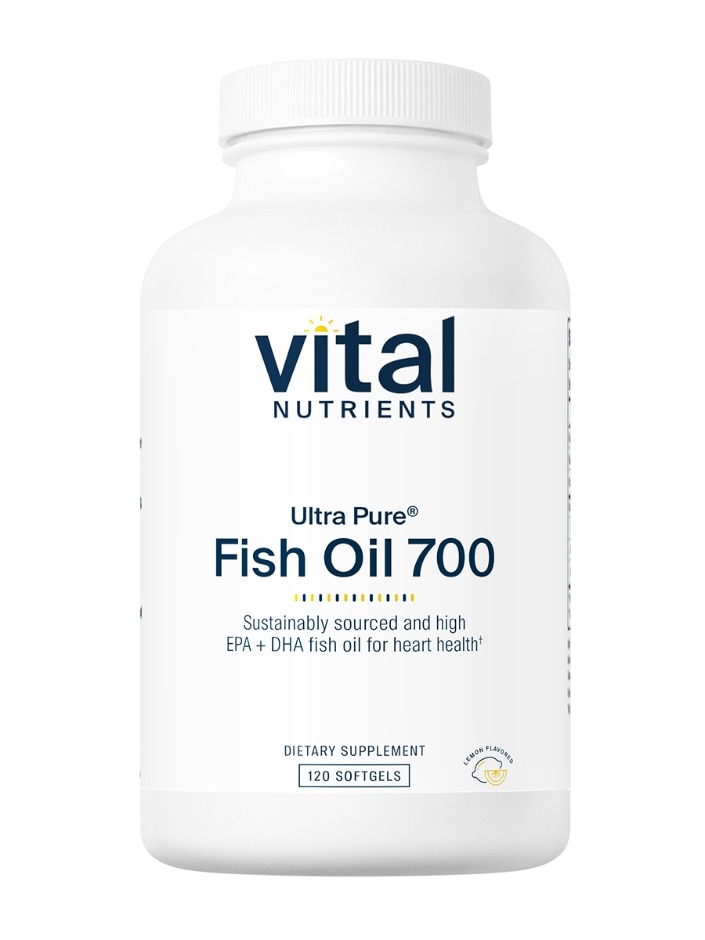 Ultra Pure® Fish Oil 700, Lemon Flavor - 120 Softgel Capsules