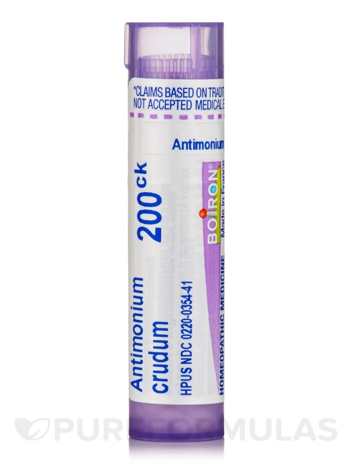 Antimonium Crudum 200ck - 1 Tube (approx. 80 pellets)